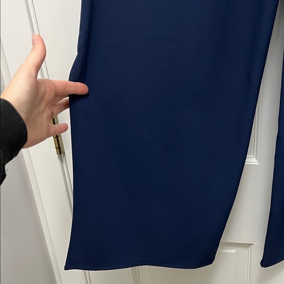 MELLODAY Deep Blue Sleeveless Tank Top & Wide Leg Trouser Pants Set - Size Small - Picture 12 of 16